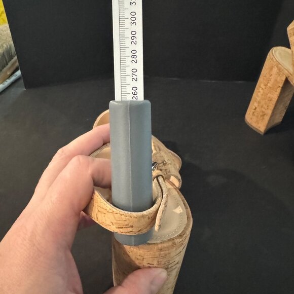 AGL Petra Platform Cork Block Heel Slingback Sandal Women's, Size 40 WORN ONCE - Picture 10 of 12